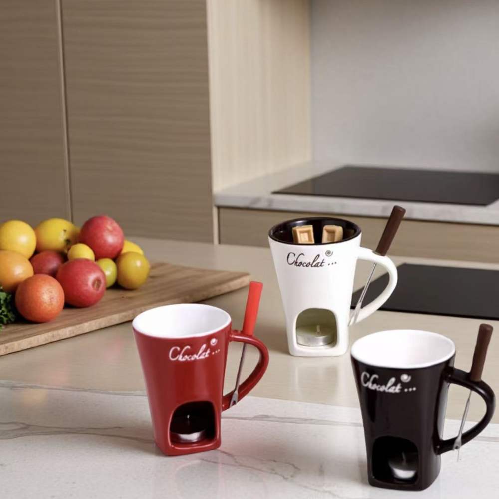 Ceramic Chocolate Fondue Mug C - Chocolate Snack recension och pris