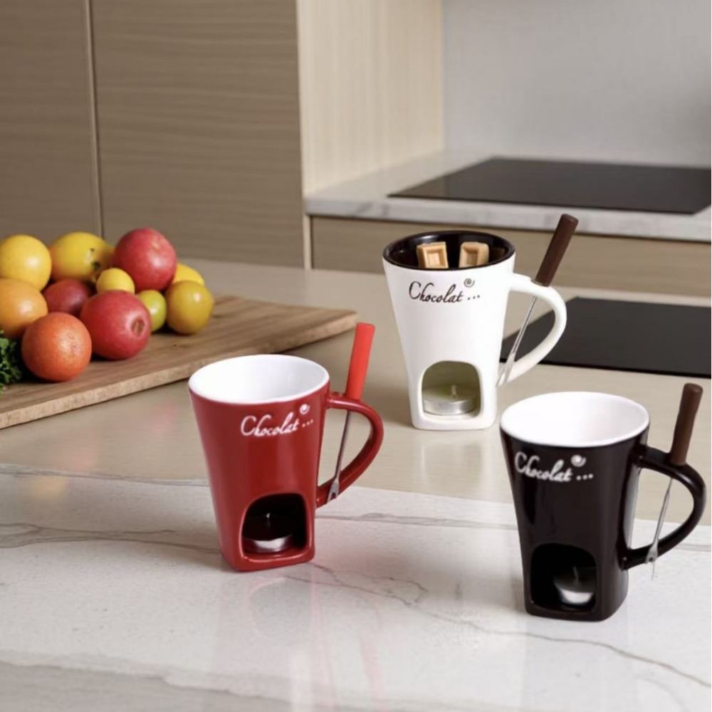 Ceramic Chocolate Fondue Mug C - Chocolate Snack recension och pris
