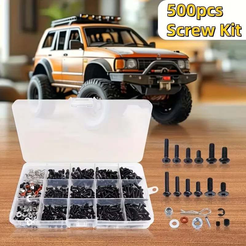 520pcs Universal RC Screw Kit  - Nuts Mix recension och pris