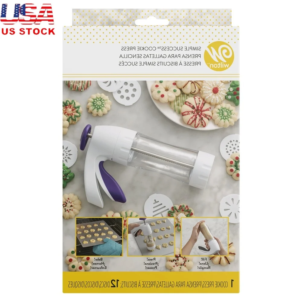 Ergonomic Cookie Press 13-Piec - Cookies Pack recension och pris