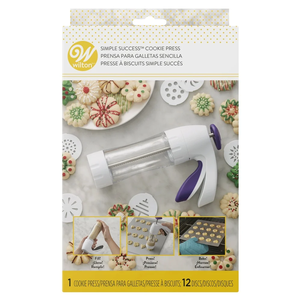 Ergonomic Cookie Press 13-Piec - Cookies Pack recension och pris