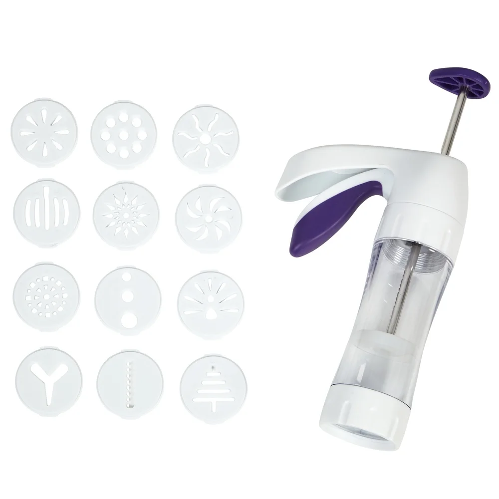 Ergonomic Cookie Press 13-Piec - Cookies Pack recension och pris
