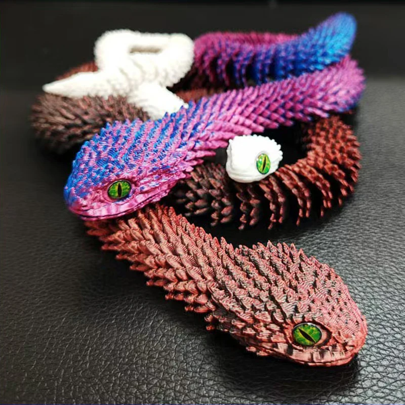 3D Printed Snake Movable Joint - Gummy Candy recension och pris
