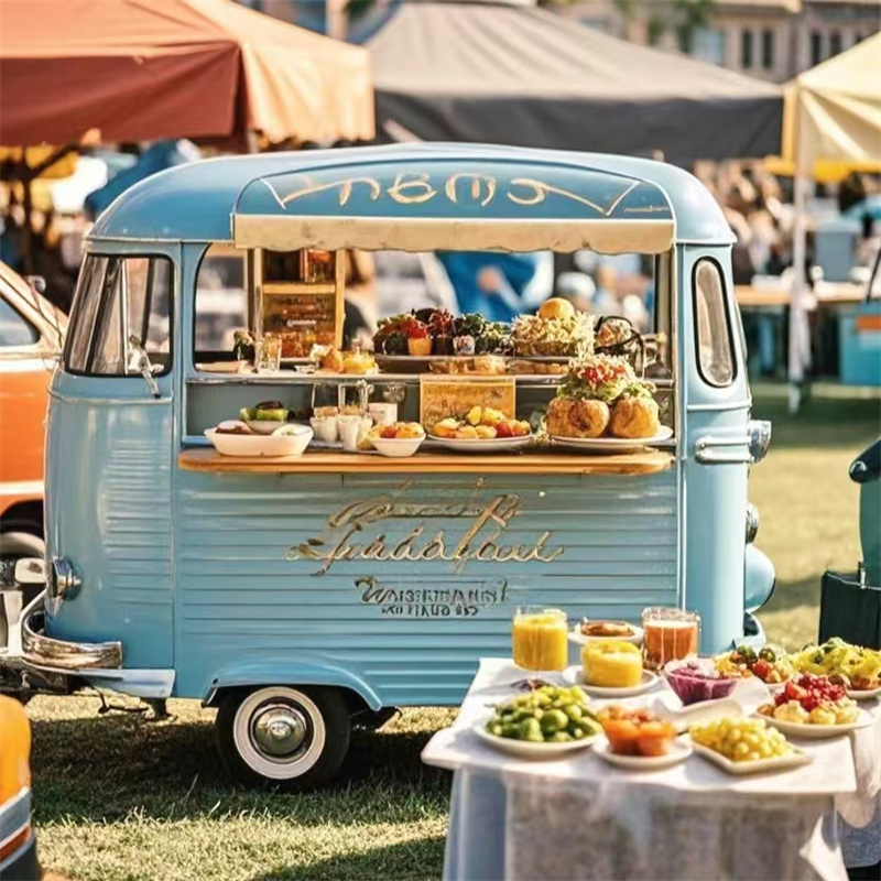 Portable Mobile Food Cart Trai - Food Snacks Catering recension och pris