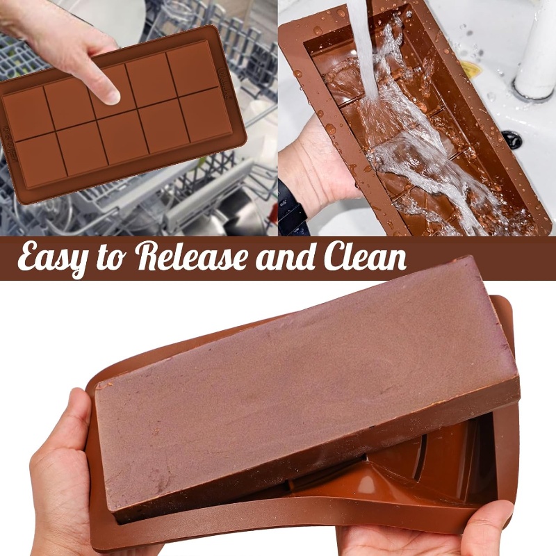 Chocolate Bar Molds Silicone B - Protein Bar recension och pris