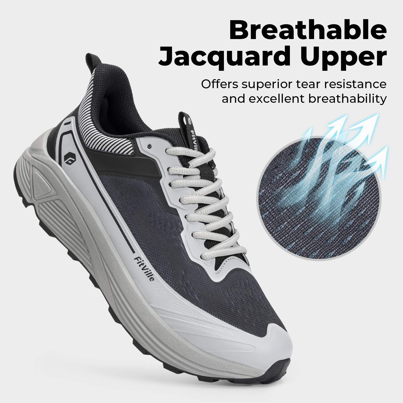FitVille Wide Sports Shoes Wea - Trail Mix recension och pris