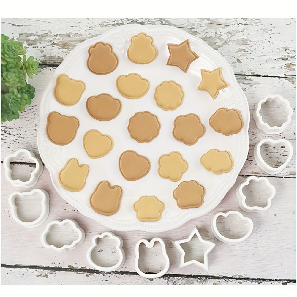 10Pcs Cookie Biscuit  Cutters  - Cookies Pack recension och pris