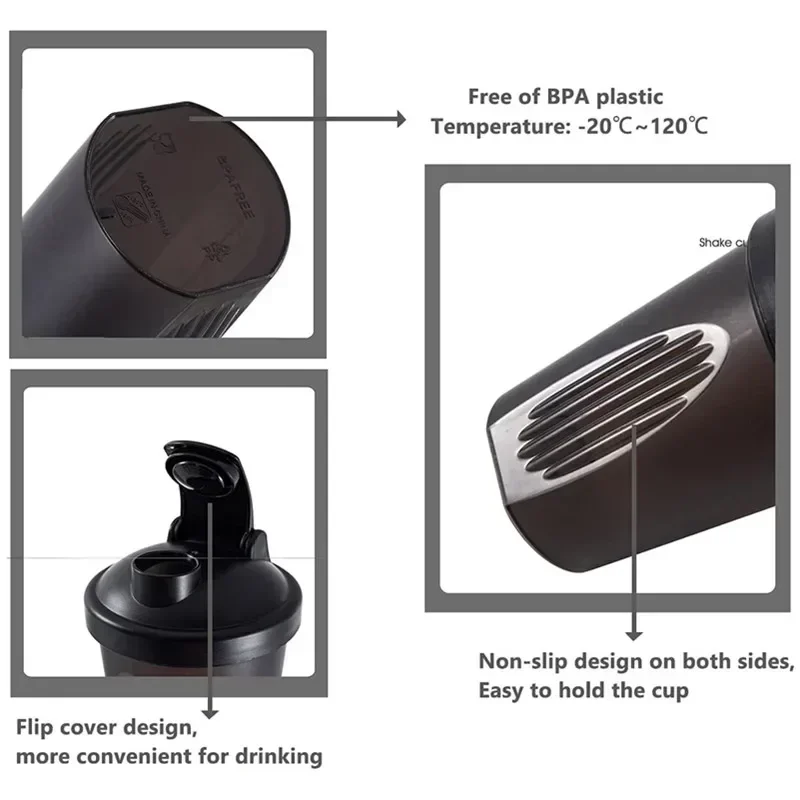 400ml Portable Plastic Drink C - Protein Bar recension och pris