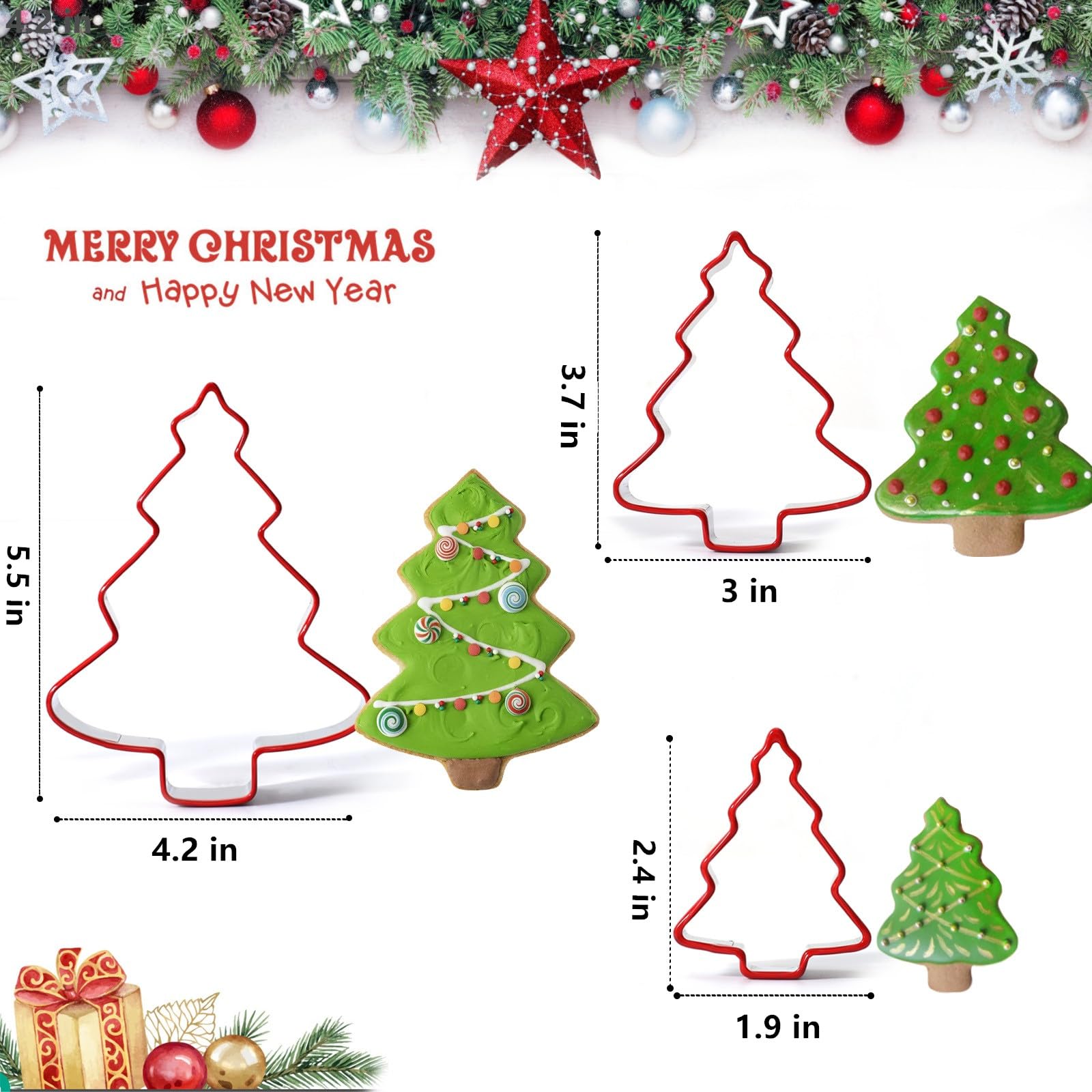 FAIS DU 3pcs Christmas Tree Co - Cookies Pack recension och pris