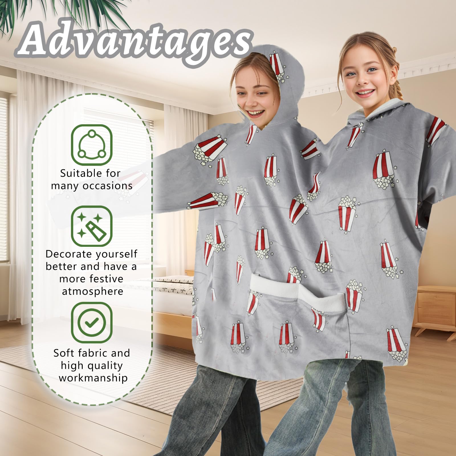 Popcorn Print Matching Couples - Popcorn recension och pris