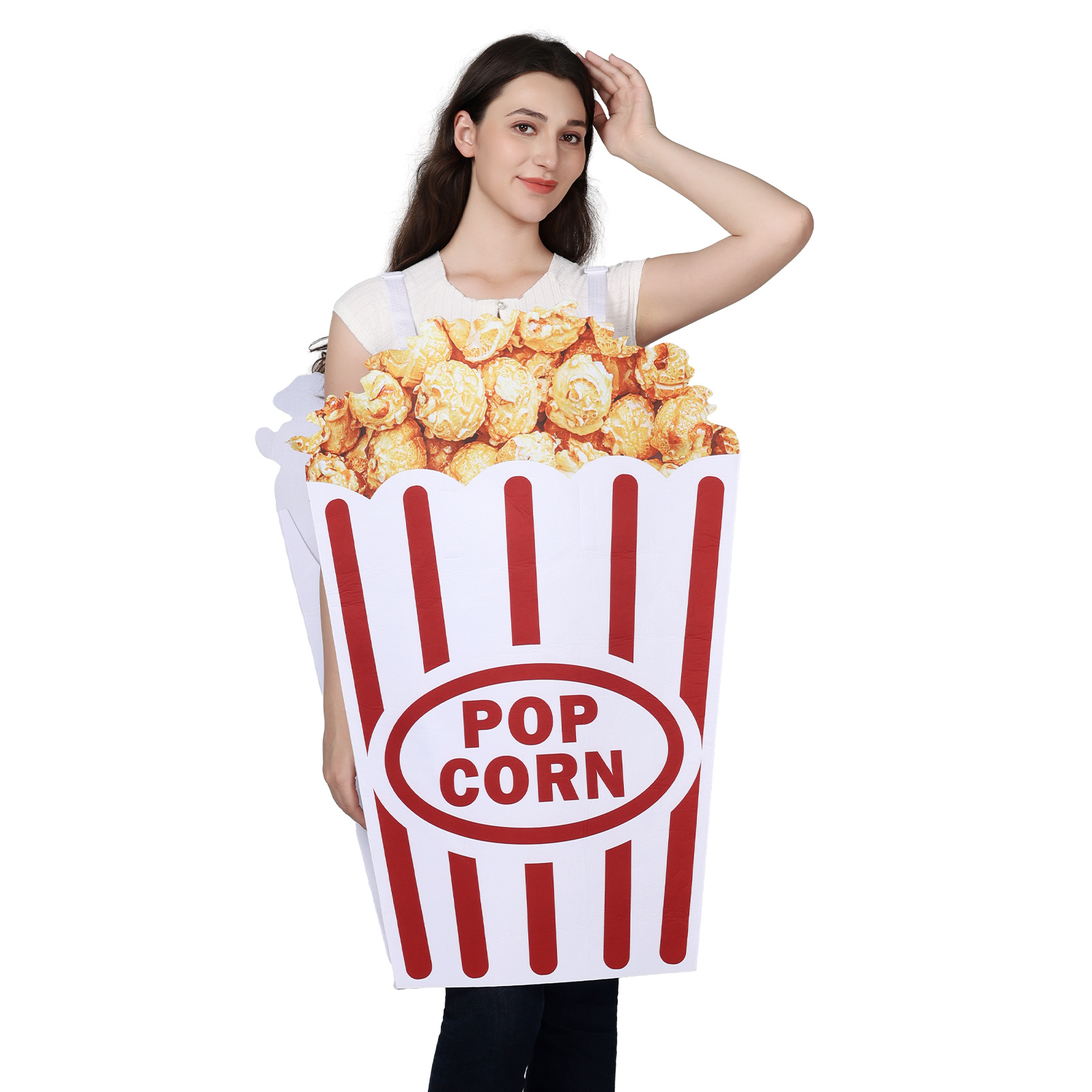 Adult Popcorn Box Costume Funn - Popcorn recension och pris