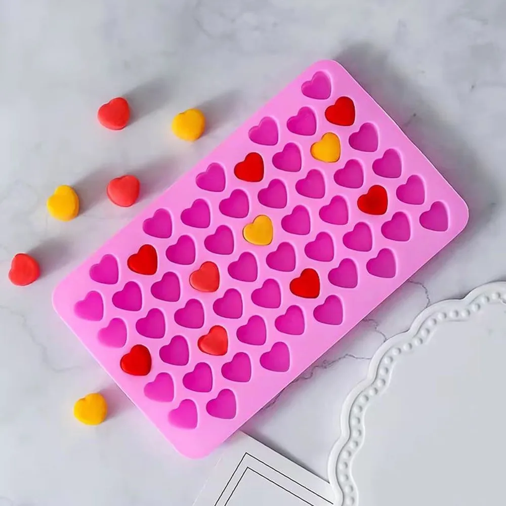 5Pcs Candy Silicone Moulds wit - Gummy Candy recension och pris