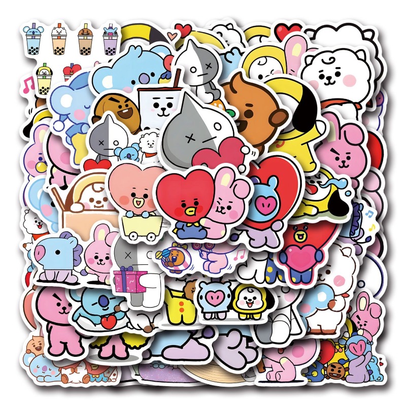 55/110PCS BT21 Chimmy Cooky ko - Cookies Pack recension och pris