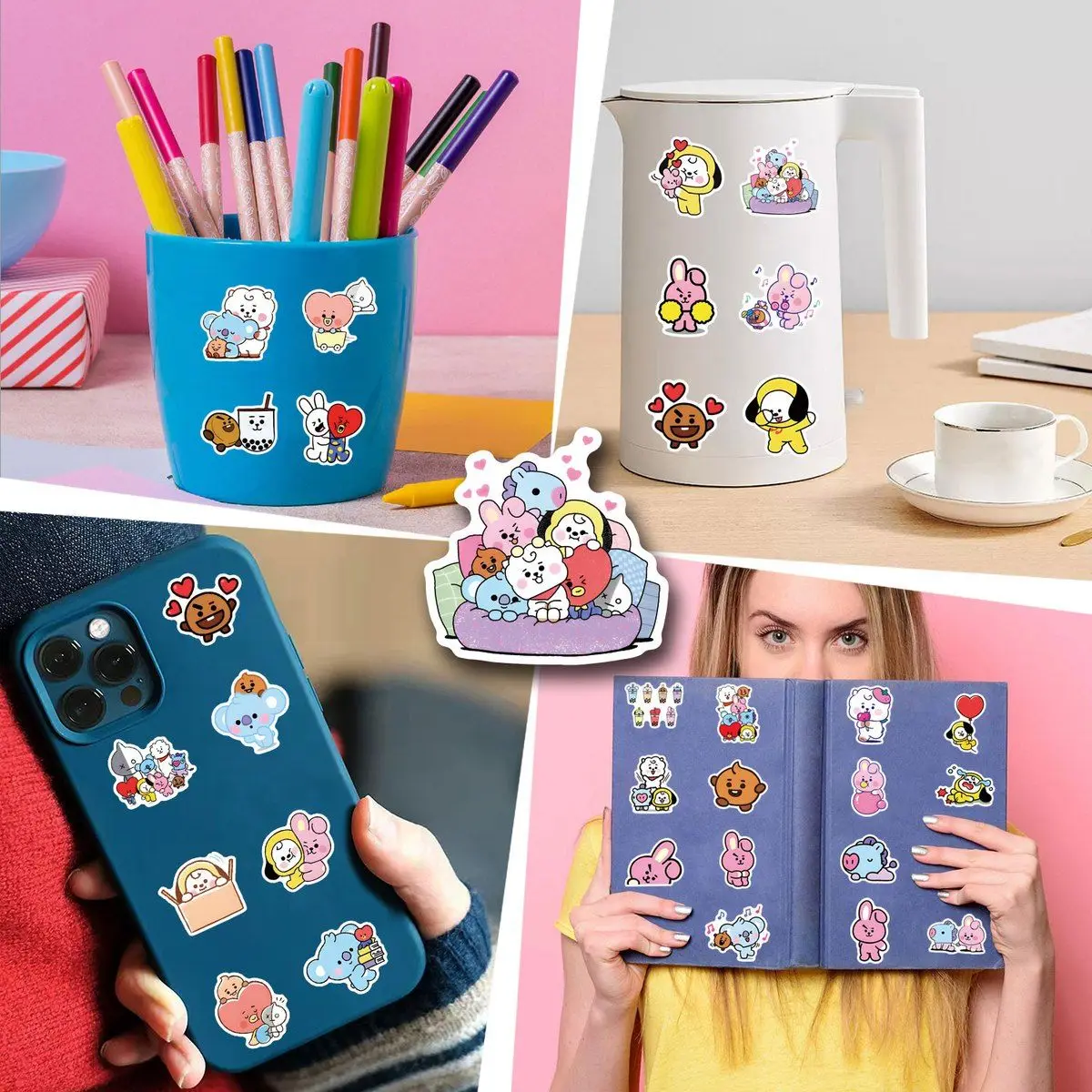 55/110PCS BT21 Chimmy Cooky ko - Cookies Pack recension och pris